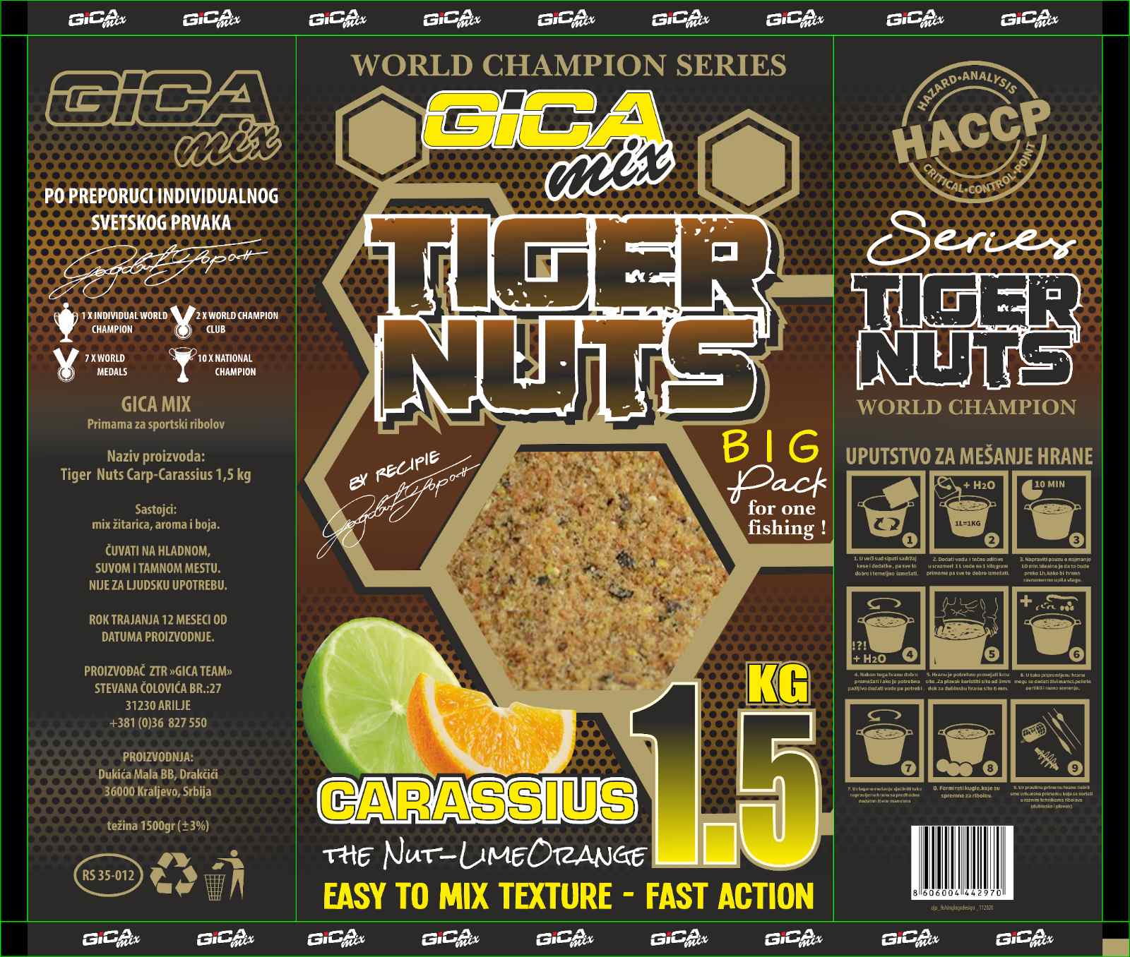 Gica Tiger Nuts carassius 1.5kg